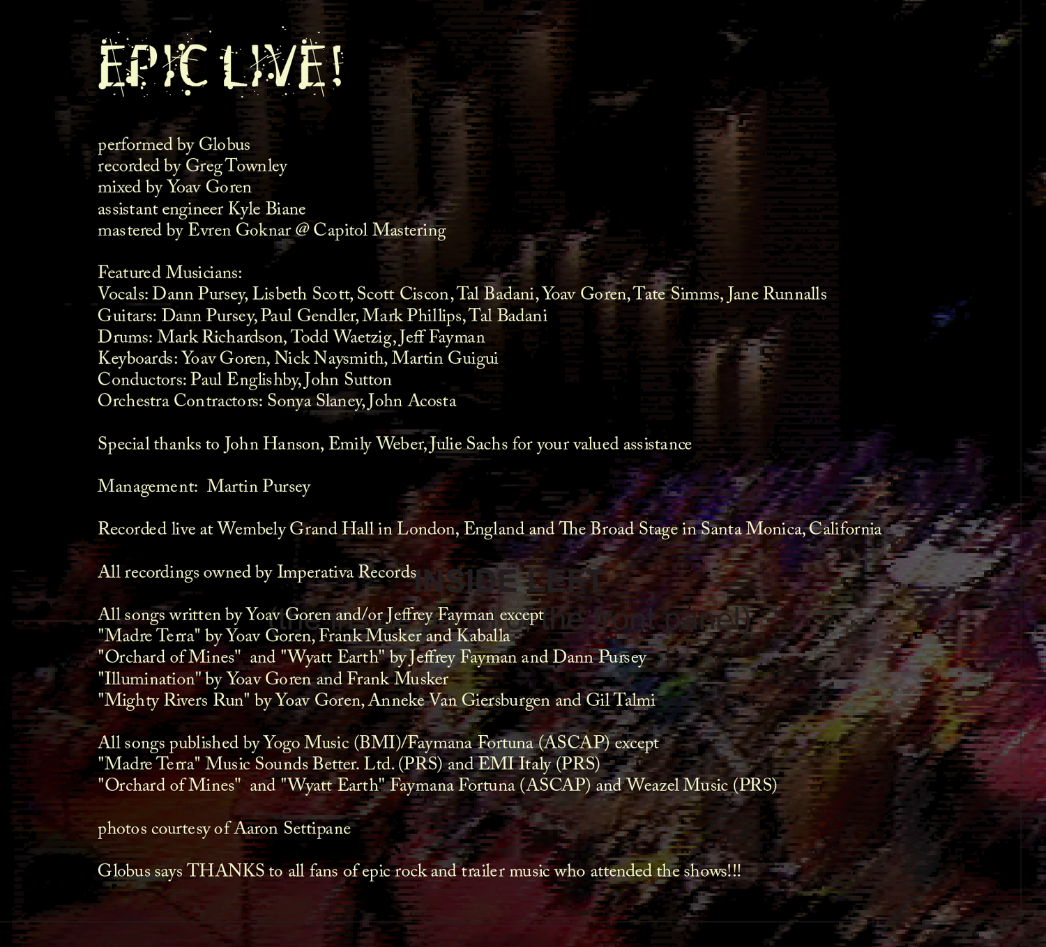 Globus+Epic+Live+DIGIPAK+